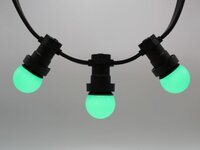 E27 Green LED Bulb 45mm 1W Polycarbonate