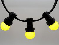 E27 Gelbe LED-Lampe 45mm 1W aus Polycarbonat