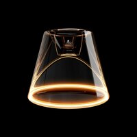 LED Helder Gloeilamp Ghost Lijn Inbouw Kegel 6W 500Lm E27 2200K Dimbaar - G01 donker