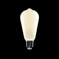 LED Porselein Effect Gloeilamp CRI 95 ST64 7W 640Lm E27 2700K Dimbaar - P02 donker