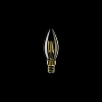 LED Gouden Gloeilamp Carbon Lijn Filament Kooi Kaars C35 3,5W 300Lm E14 2700K Dimbaar - C51 donker