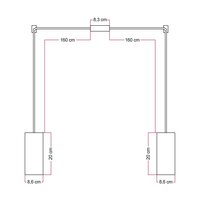 Hanglamp  afmeting