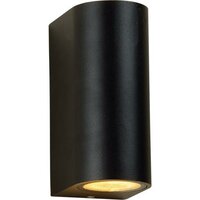 Buitenwandlamp zonder lichtbron 2xGU10 zwart