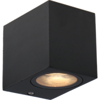 Buitenwandlamp zonder lichtbron 1xGU10 zwart