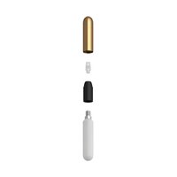 E14 fitting in metaal met verborgen trekontlasting geborsteld bronzen