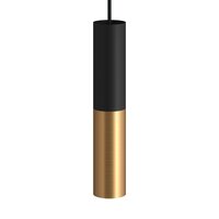 Double metal spotlight E14 black &amp; brushed bronze