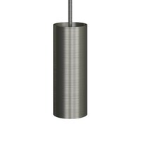Metal spotlight E14 brushed titanium