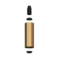 Metal spotlight E14 brushed bronze