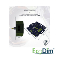 ECODIM LED Dimmer | Universeel | 0-150W | Fase afsnijding (RC)