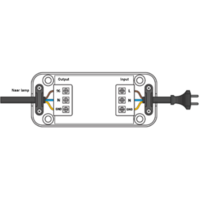 ION Industries | LED-Schnurdimmer Schwarz | 75 Watt