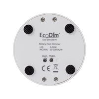 ECODIM | LED-Bodendimmer | 0&ndash;50W | Wei&szlig; | Phasenabschnitt (RC)