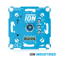 ION INDUSTRIES | LED-Dimmer | Unterputz | 0,3&ndash;600W | Phasenabschnitt (RC)