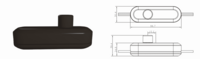 LED Snoerdimmer | 0&ndash;50W | Zwart | Fase-afsnijding (RC)