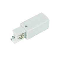 3-fase voedingsconnector links | Wit | 10 cm