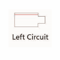 3-fase voedingsconnector links | Wit | 10 cm