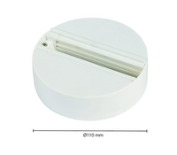 3-fase monopoint adapter | Wit | Voor 1 railspot