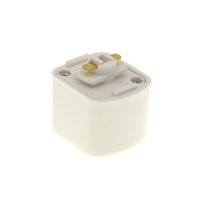 1-fase rail | Vierkante pendeladapter voor hanglamp | wit