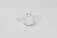 1-fase rail | Vierkante pendeladapter voor hanglamp | wit