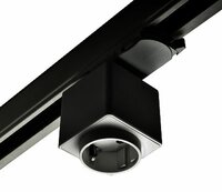 3-fase rail stopcontact | 2300W | Zwart | CE