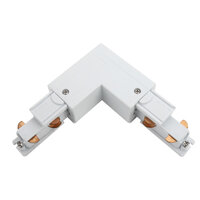 DALI 3-fase rail L-connector binnenhoek | Wit
