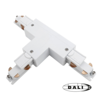 DALI 3-fase rail T-connector links 1 | Wit