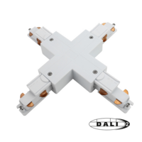 DALI 3-fase rail | X-vorm connector | Zwart | EURTRAC maat
