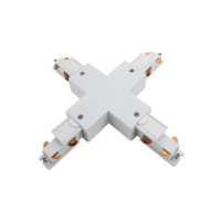 DALI 3-fase rail | X-vorm connector | Zwart | EURTRAC maat