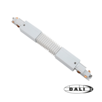 DALI 3-fase rail | Flexibele connector | Wit | EURTRAC maat
