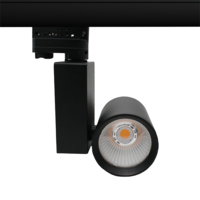 3-fase LED railspot Durham 38W 3000K zwart