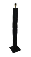 Floor Lamp Nature Round Black/Gold Teak 145cm