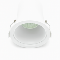 LED Wandleuchte Schwarz Rund &ndash; &Oslash;12cm &ndash; 2x GU10 &ndash; IP54