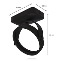 AR111 Plafondlamp | 1x GU10 Fitting | Zwart