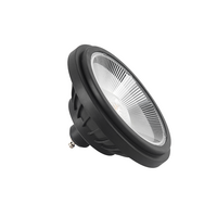 LED AR111 GU10 Spot | Apollo Zwart | 12W | 40&deg;