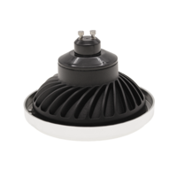 LED AR111 GU10 Spot | Zwart | 15W | 24&deg;