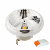 LED AR111 G53 Spot | Grijs | 12W | Dim to Warm | 45&deg;