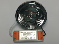 LED AR111 G53 Spot | Grijs | 12W | Dim to Warm | 45&deg;