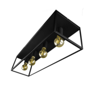 LEDUXA Plafondlamp Square 16W | 3000K | Opbouw