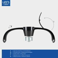 Deckenventilator XL mit LED | &Oslash;736 mm | 65W | Fernbedienung
