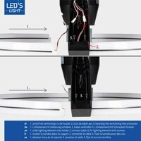 Deckenventilator XL mit LED | &Oslash;736 mm | 65W | Fernbedienung
