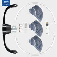 Deckenventilator XL mit LED | &Oslash;736 mm | 65W | Fernbedienung
