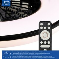 Plafondventilator met LED Verlichting | 51 cm | Afstandsbediening