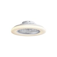 Plafondventilator wit incl. LED met afstandsbediening - ECO