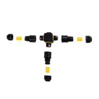 Waterdichte 3-weg kabelconnector voor buitengebruik | IP68 | Voor kabels 4&ndash;11 mm