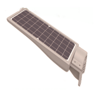 Solar LED Straatlamp met Sensor &ndash; 15W 5000K Daglicht