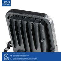 LED floodlight met sensor 50W 4000K 7000lm IP65 Zwart