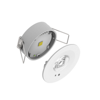 Noodverlichting inbouwspot wit