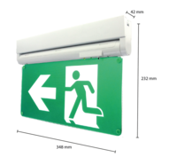 LED noodverlichting opbouw 3,5W wit IP20