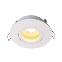 GU10 inbouwarmatuur | Zaagmaat &Oslash;68 mm | Wit | Waterdicht (IP65) | Kantelbaar