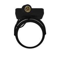 LED AR111 GU10 opbouwarmatuur | zwart | IP20