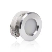 LED inbouwspot 1.5W zilver dimbaar | 3000K | IP44